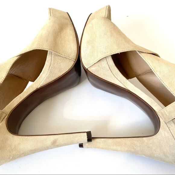 Diane Von Furstenberg DVF Zia Suede Platform Heels size 9 - Picture 11 of 12